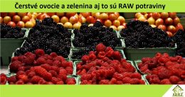 raw potraviny certstve ovocie