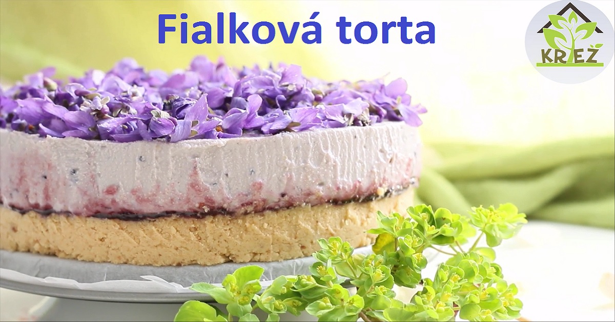 Fialková torta 1